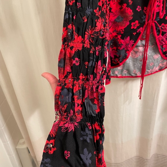 NWT Free People Floral Blouse - Picture 3 of 5